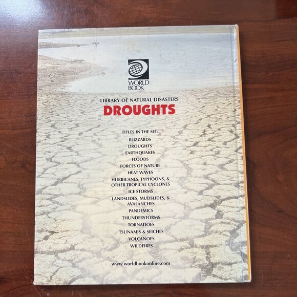 WORLD BOOK Library Of Natural Disasters Set 7 Hardcover Reference Books Vintage - Picture 3 of 16